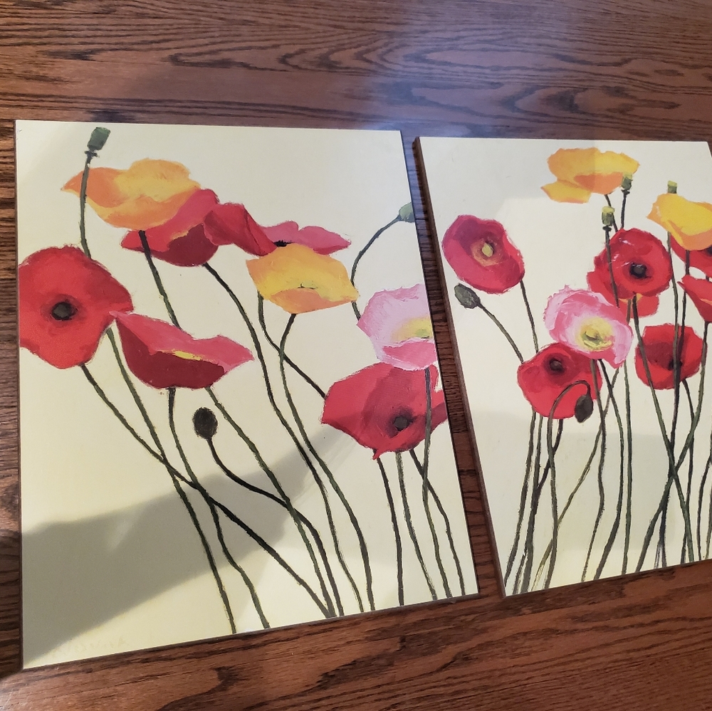 Floral wall art